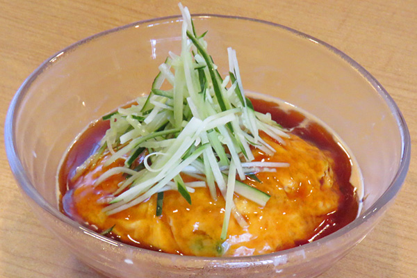 カニ玉涼麺